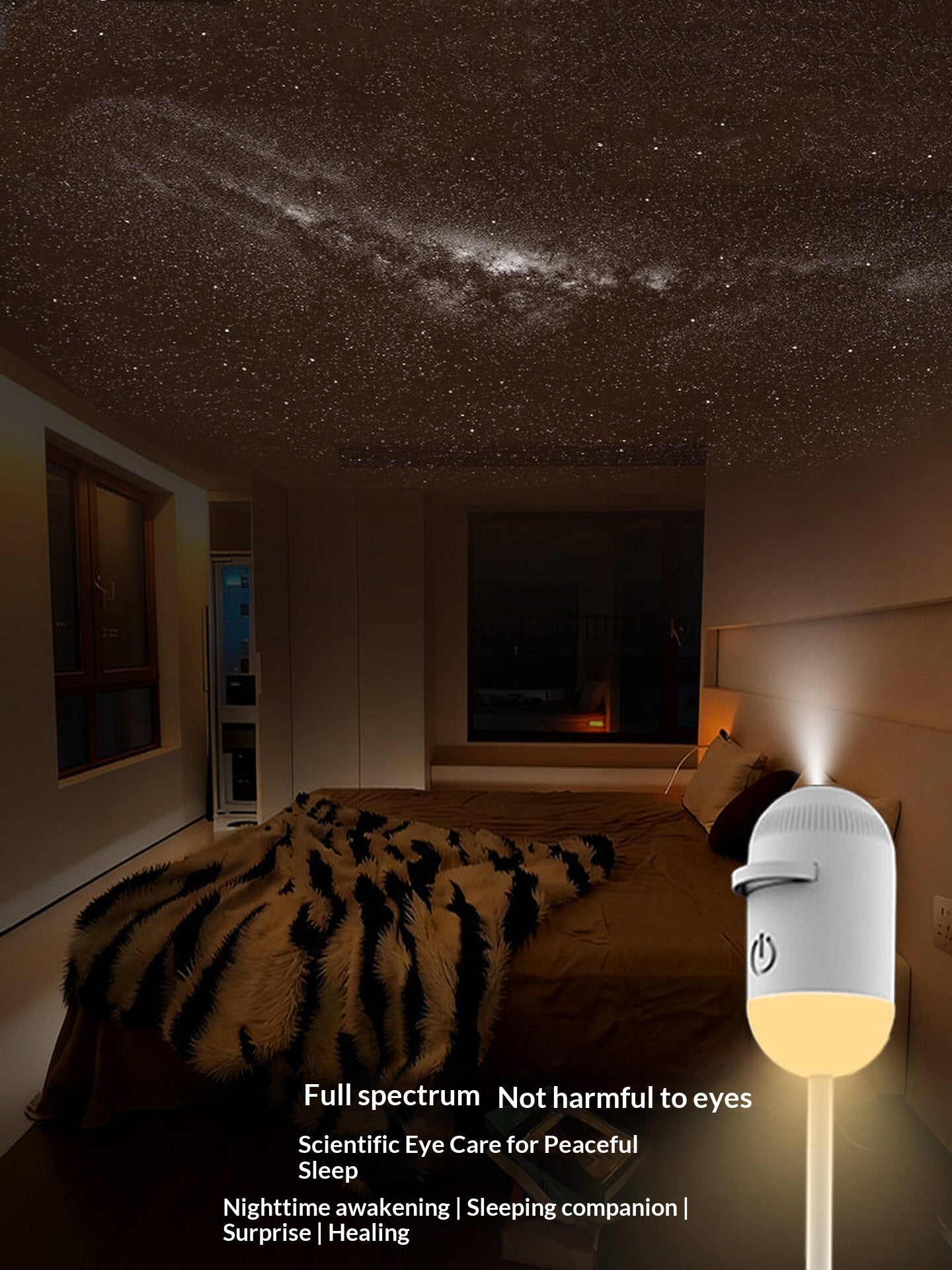 Serenna Galaxy Projector. Turn Any Room Into a Starry Sky